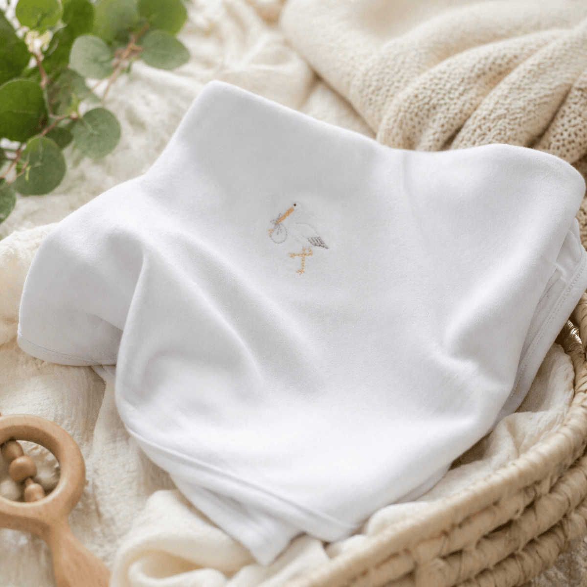 Magnolia Baby_Baby Boy Milestone Footie Gift Set - Vintage Stork_6