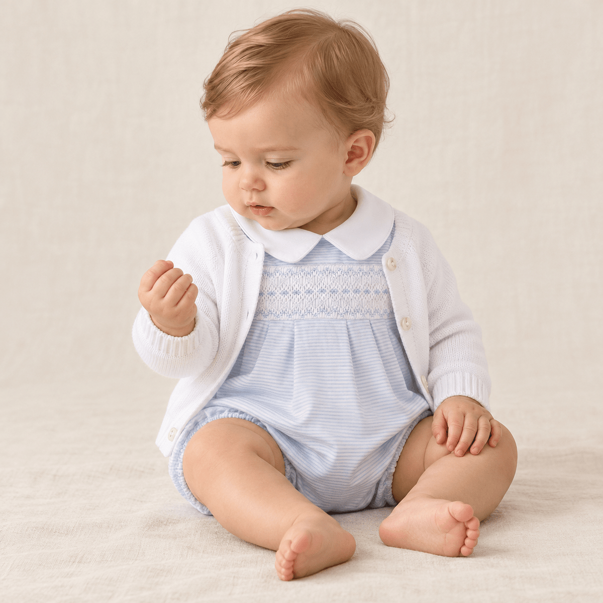 Magnolia Baby_Baby Boy Smocked Bubble Gift Set - Benjamin_1