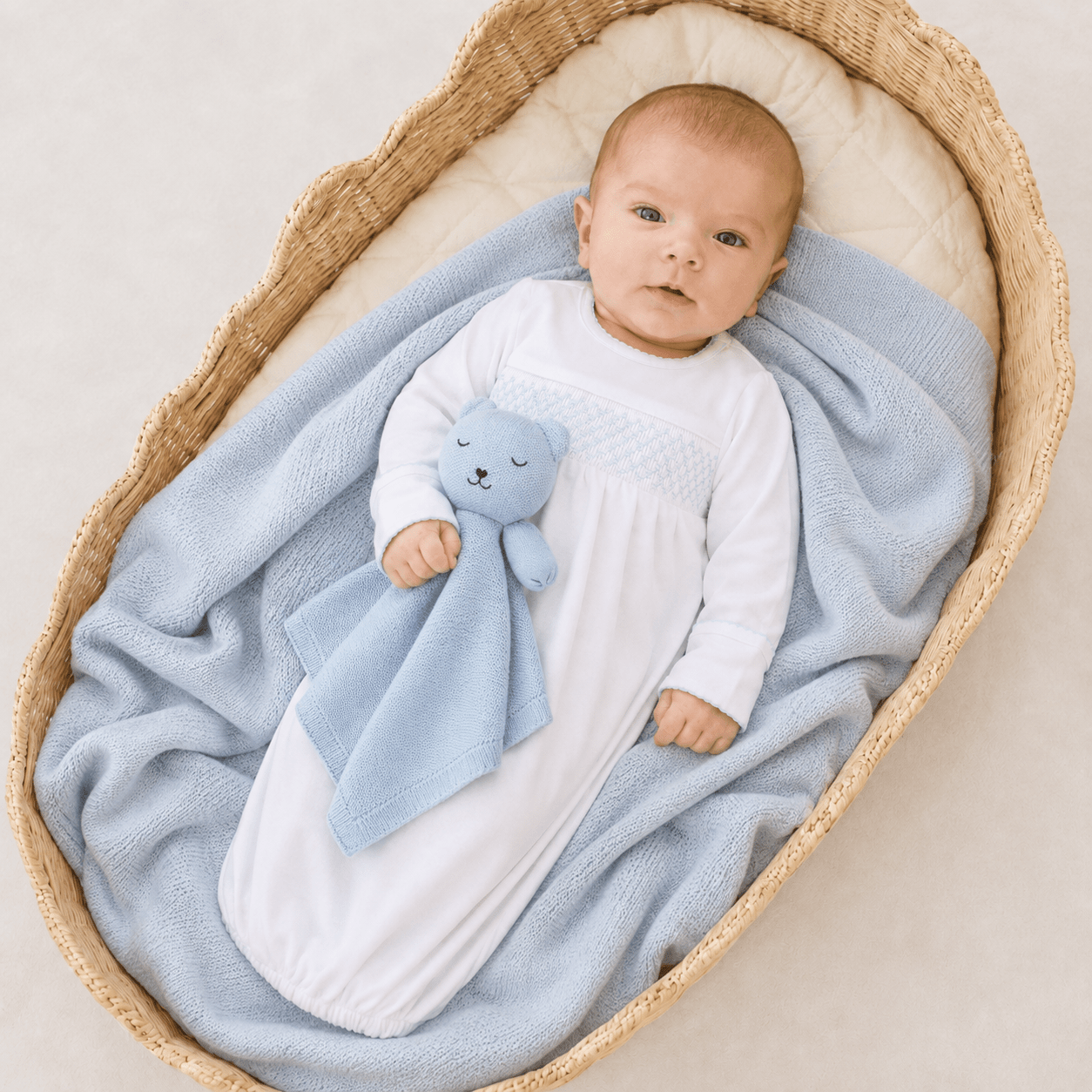 Magnolia Baby_Baby Boy Smocked Gown Gift Set_1