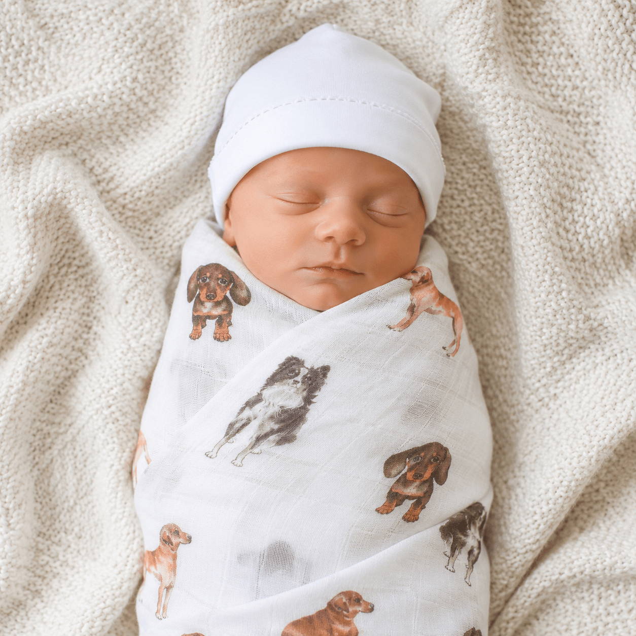 Magnolia Baby_Baby Boy Swaddle Set - Doggone Cute_1