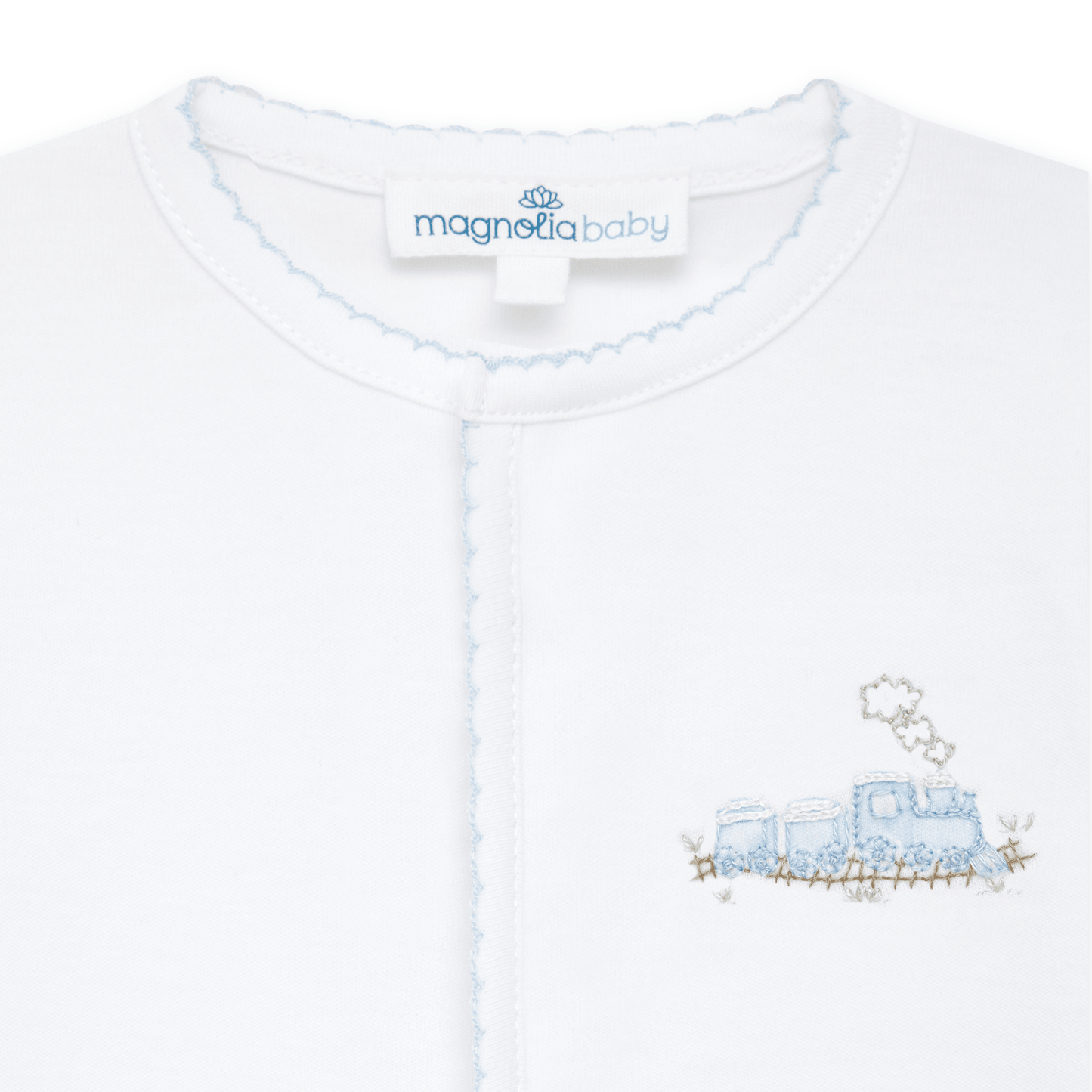 Baby Boy Take Me Home Set - Embroidered Choo Choo Train - Magnolia BabyBaby Gift Set