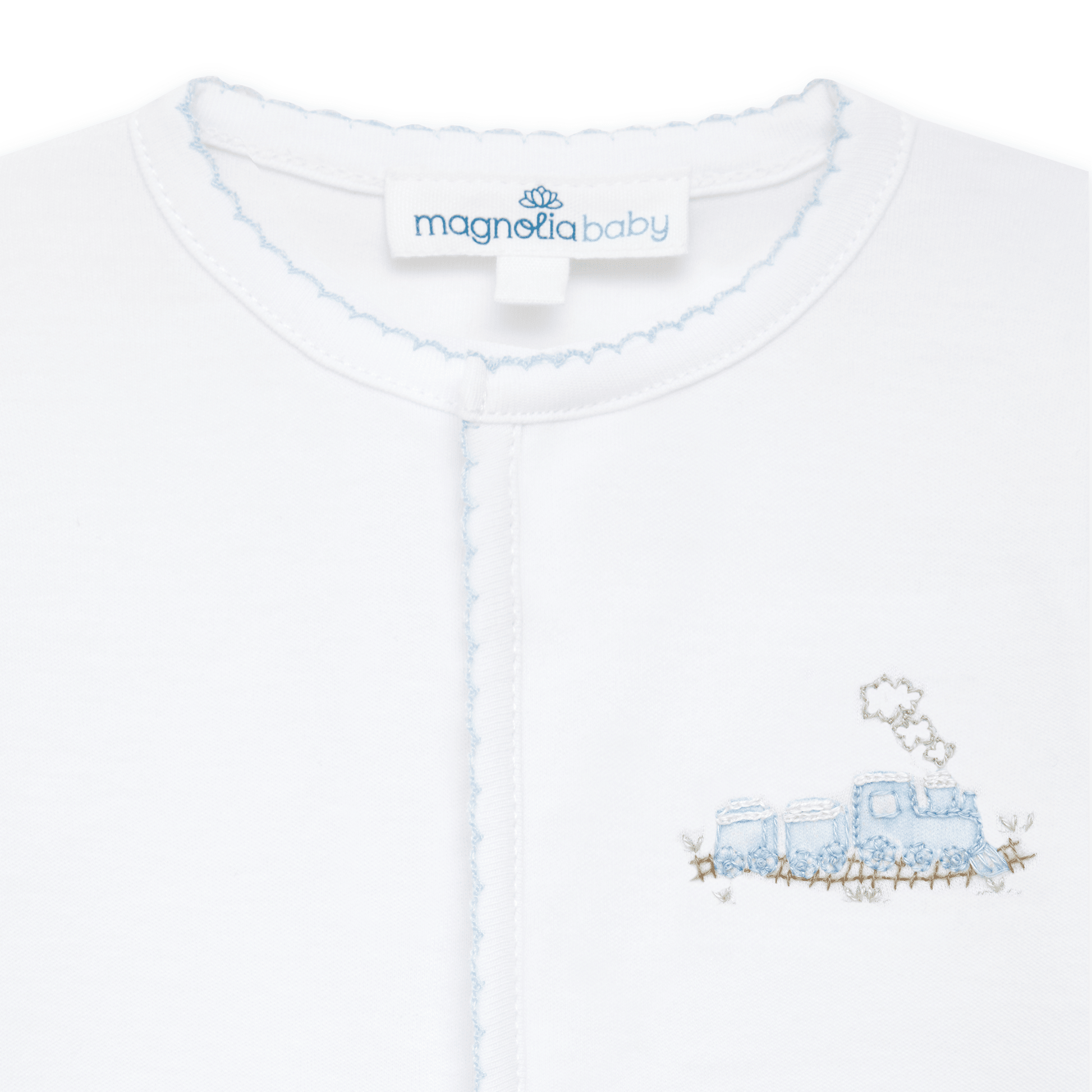 Baby Boy Take Me Home Set - Embroidered Choo Choo Train - Magnolia BabyBaby Gift Set