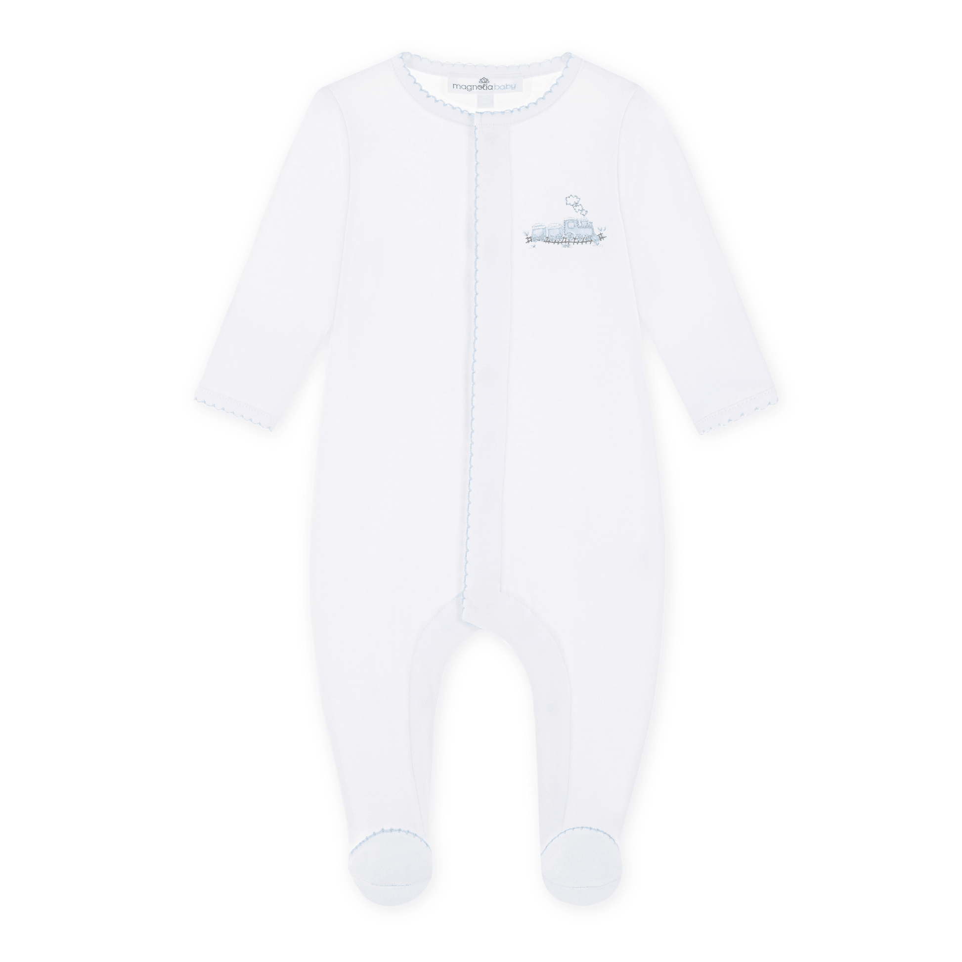 Baby Boy Take Me Home Set - Embroidered Choo Choo Train - Magnolia BabyBaby Gift Set