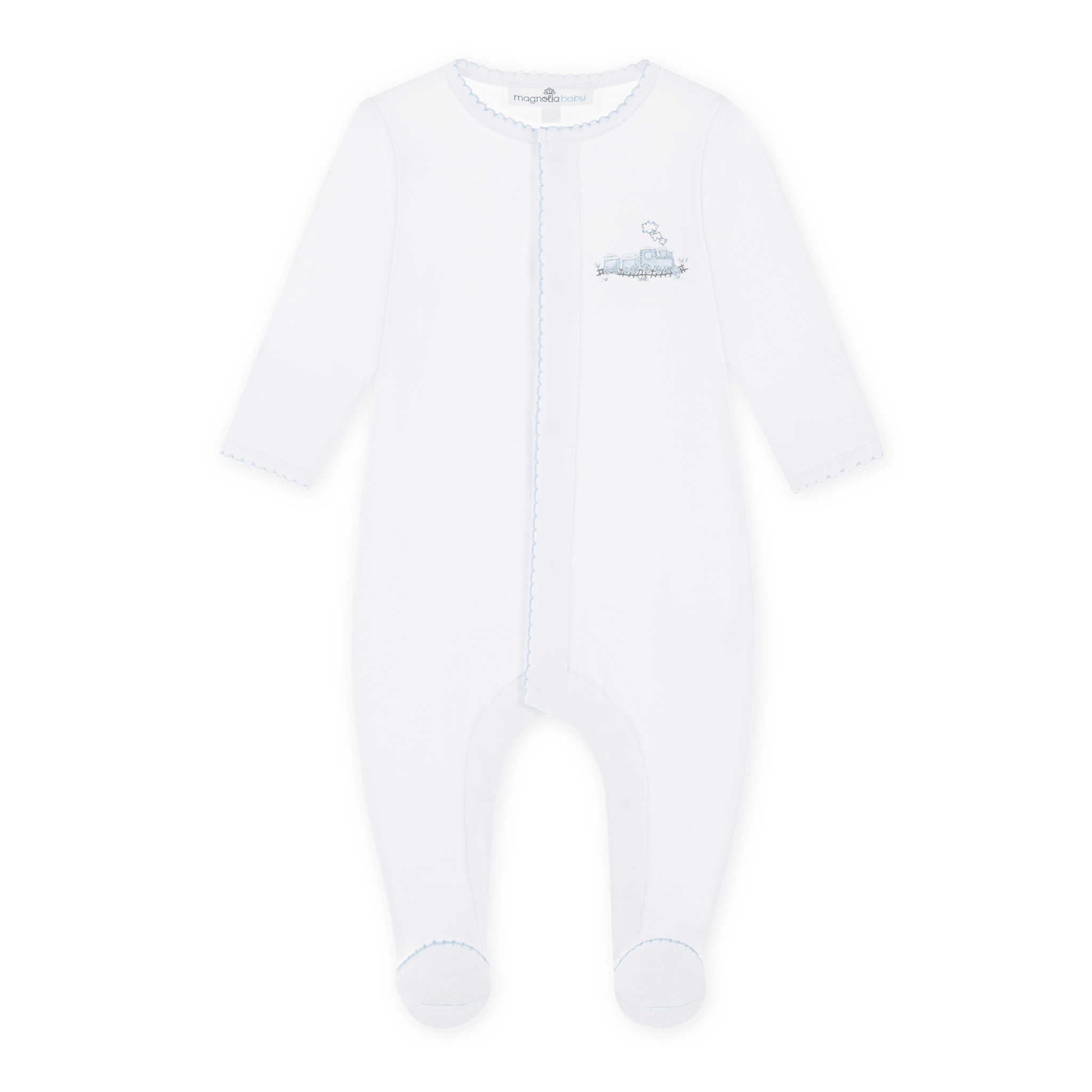 Baby Boy Take Me Home Set - Embroidered Choo Choo Train - Magnolia BabyBaby Gift Set