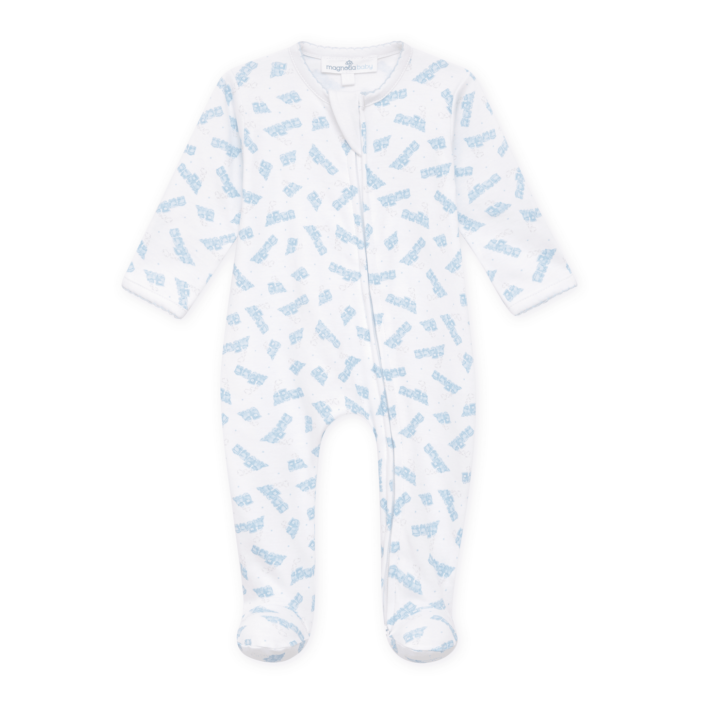 Baby Boy Take Me Home Zip Footie Set - Choo Choo Train - Magnolia BabyBaby Gift Set