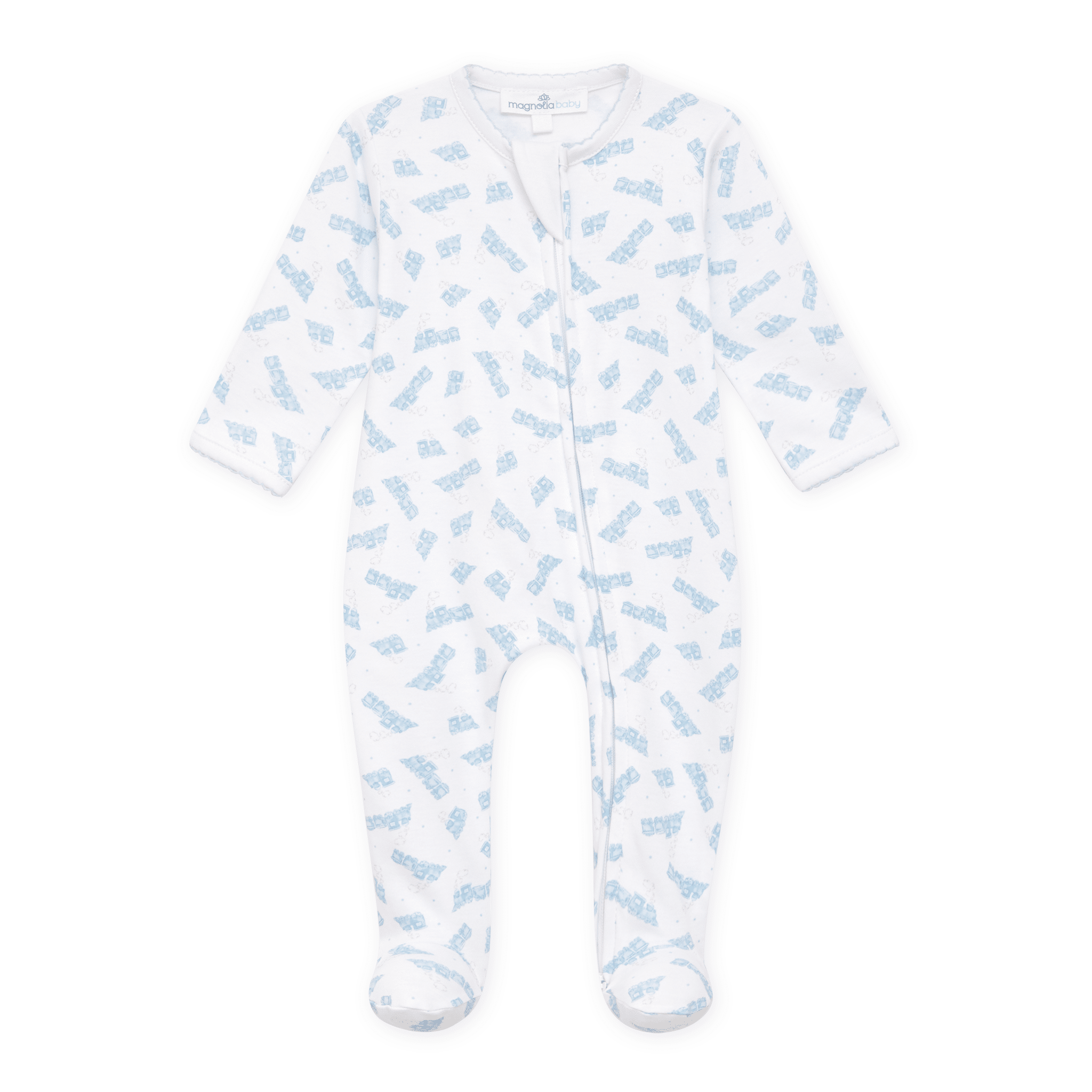 Baby Boy Take Me Home Zip Footie Set - Choo Choo Train - Magnolia BabyBaby Gift Set