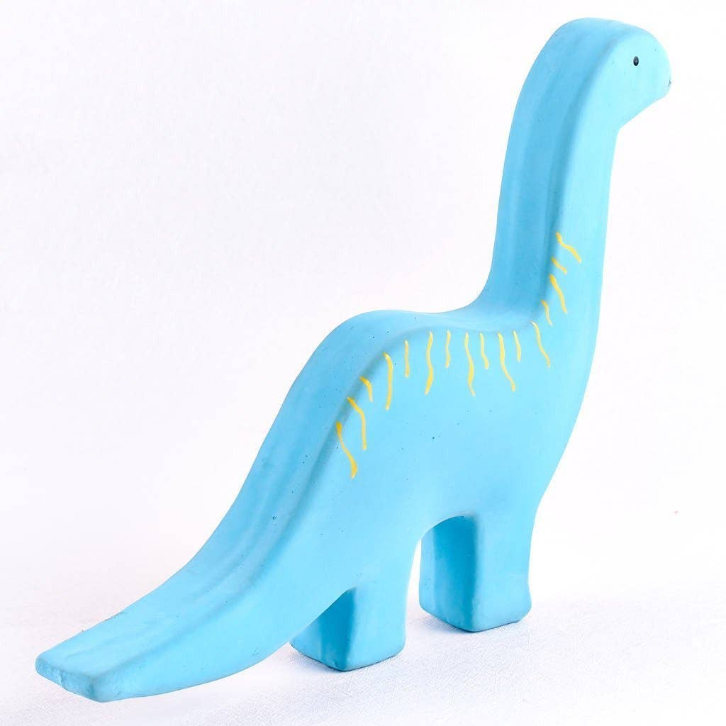 Baby Brachiosauras ( Brachi) Natural Organic Rubber Toy - Magnolia BabyTeether