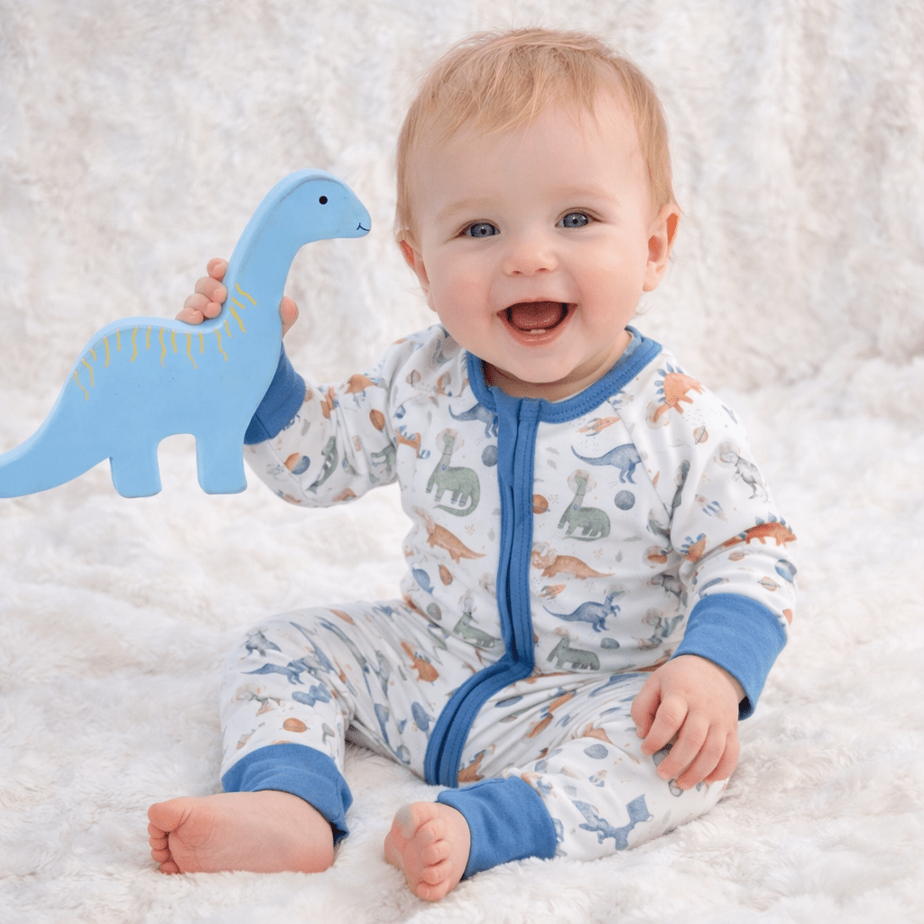 Baby Brachiosauras ( Brachi) Natural Organic Rubber Toy - Magnolia BabyTeether