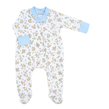  Baby Buck Printed Zipper Footie - Magnolia BabyFootie