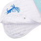 Little Hometown_Baby Burp Cloth and Bib (2 in 1) - Blue Crab_4