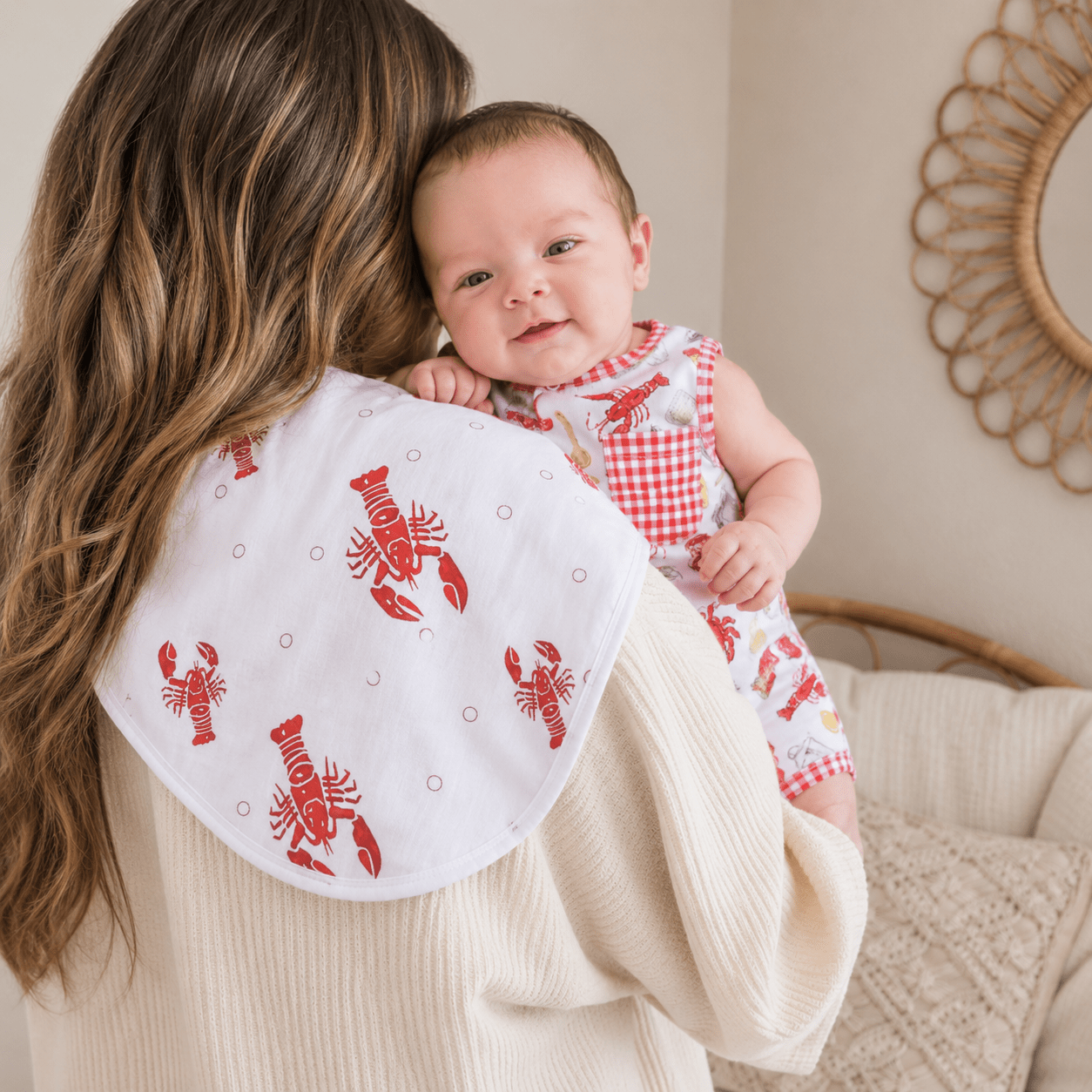 Little Hometown_Baby Burp Cloth and Bib (2 in 1) - Heads & Tails_2