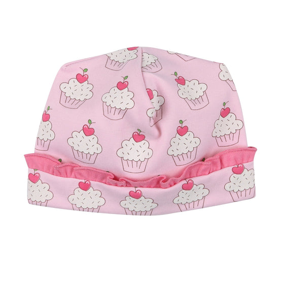 Baby Cakes Printed Ruffle Hat - Magnolia BabyHat