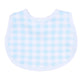 Baby Checks Bib - Blue - Magnolia BabyBib
