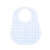 Baby Checks Bib - Blue - Magnolia BabyBib