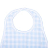 Baby Checks Bib - Blue - Magnolia BabyBib