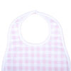 Baby Checks Bib - Pink - Magnolia BabyBib