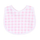 Baby Checks Bib - Pink - Magnolia BabyBib