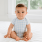 Baby Checks Bodysuit - Blue - Magnolia BabyBodysuit