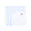 Baby Checks Burp Cloth - Blue - Magnolia BabyBurp Cloth