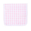 Baby Checks Burp Cloth - Pink - Magnolia BabyBurp Cloth