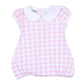 Baby Checks Collared Bubble - Pink - Magnolia BabyBubble