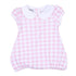 Baby Checks Collared Bubble - Pink - Magnolia BabyBubble