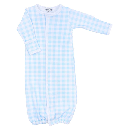 Baby Checks Converter - Blue - Magnolia BabyConverter Gown