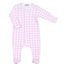  Baby Checks Footie - Pink - Magnolia BabyFootie