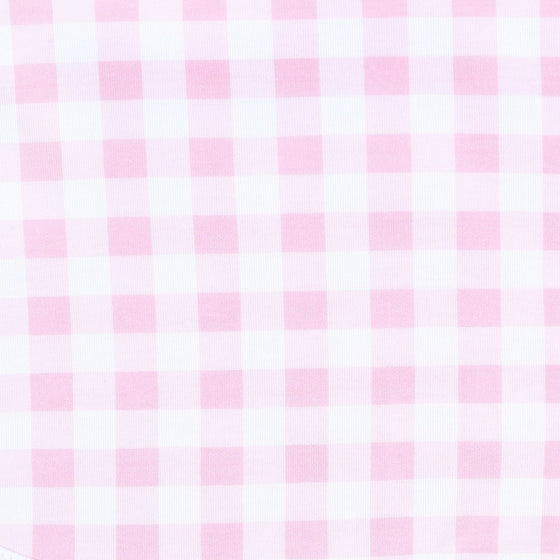Baby Checks Footie - Pink - Magnolia BabyFootie