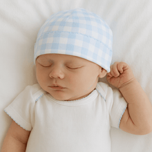  Baby Checks Hat - Blue - Magnolia BabyHat