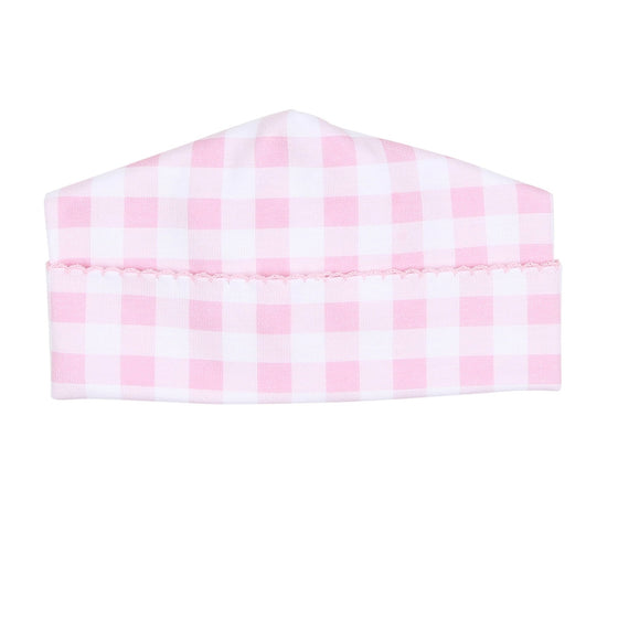 Baby Checks Hat - Pink - Magnolia BabyHat