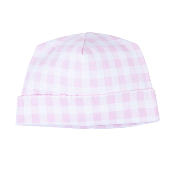 Baby Checks Hat - Pink - Magnolia BabyHat