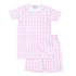 Baby Checks Infant/Toddler Short Pajamas - Pink - Magnolia BabyShort Pajamas