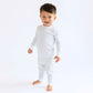 Baby Checks Long Pajamas - Blue - Magnolia BabyLong Pajamas