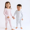 Baby Checks Long Pajamas - Blue - Magnolia BabyLong Pajamas