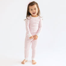  Baby Checks Pink Long Pajamas - Magnolia BabyLong Pajamas