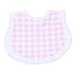 Baby Checks Pink Ruffle Bib - Magnolia BabyBib
