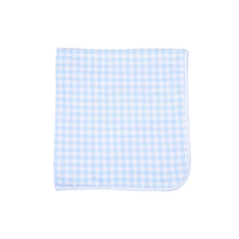  Baby Checks Receiving Blanket - Blue - Magnolia BabyReceiving Blanket