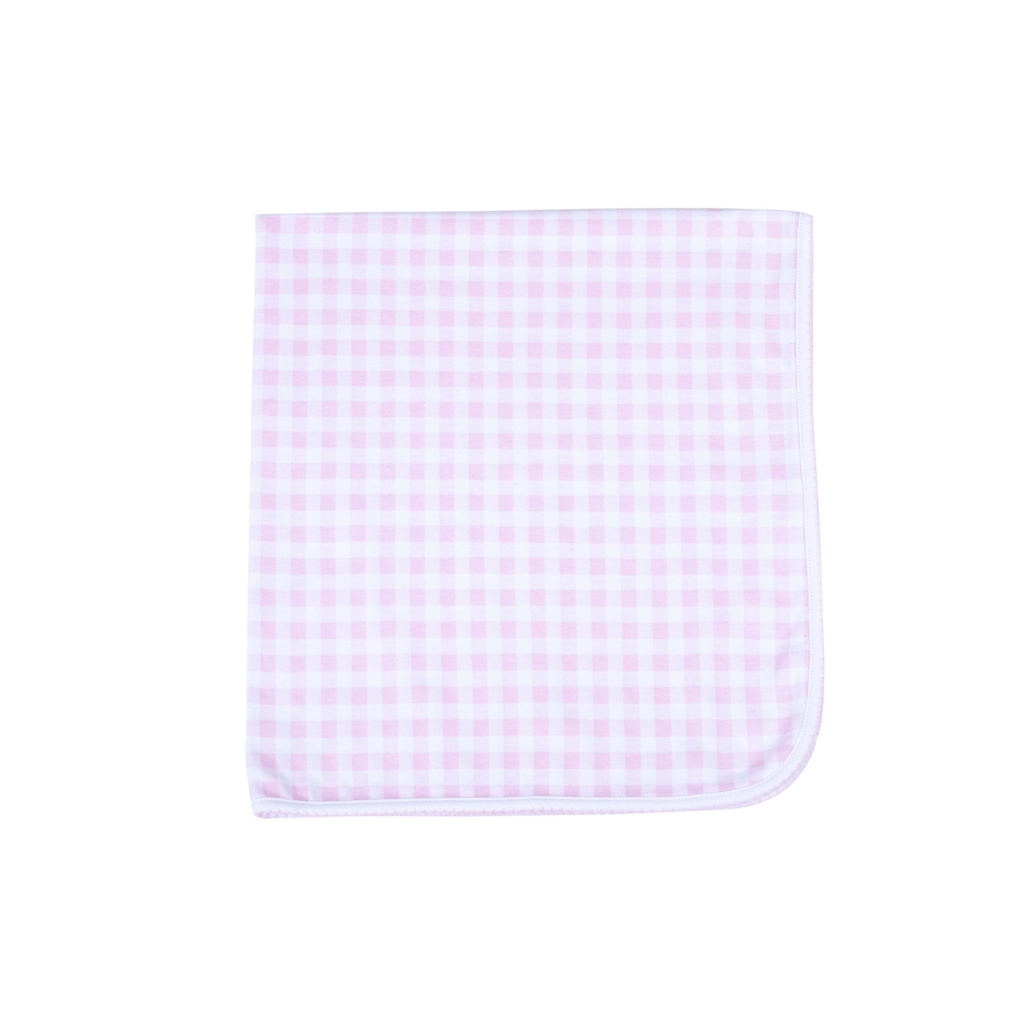 Baby Checks Receiving Blanket - Pink - Magnolia BabyReceiving Blanket
