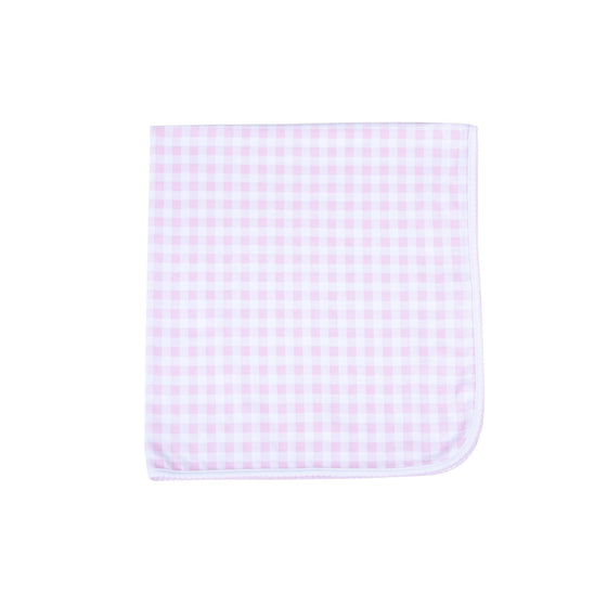 Baby Checks Receiving Blanket - Pink - Magnolia BabyReceiving Blanket