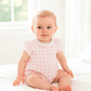 Baby Checks Ruffle Bubble - Pink - Magnolia BabyBubble