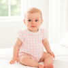 Baby Checks Ruffle Bubble - Pink - Magnolia BabyBubble