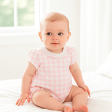 Baby Checks Ruffle Bubble - Pink - Magnolia BabyBubble