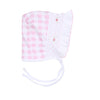 Baby Checks Smocked Bonnet - Pink - Magnolia BabyHat