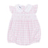 Baby Checks Smocked Bubble - Pink - Magnolia BabyBubble