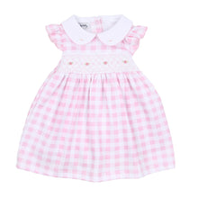  Baby Checks Smocked Dress Set - Pink - Magnolia BabyDress