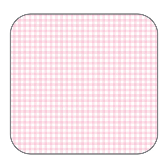 Baby Checks Swaddle Blanket - Pink - Magnolia BabySwaddle Blanket