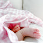 Baby Checks Swaddle Blanket - Pink - Magnolia BabySwaddle Blanket