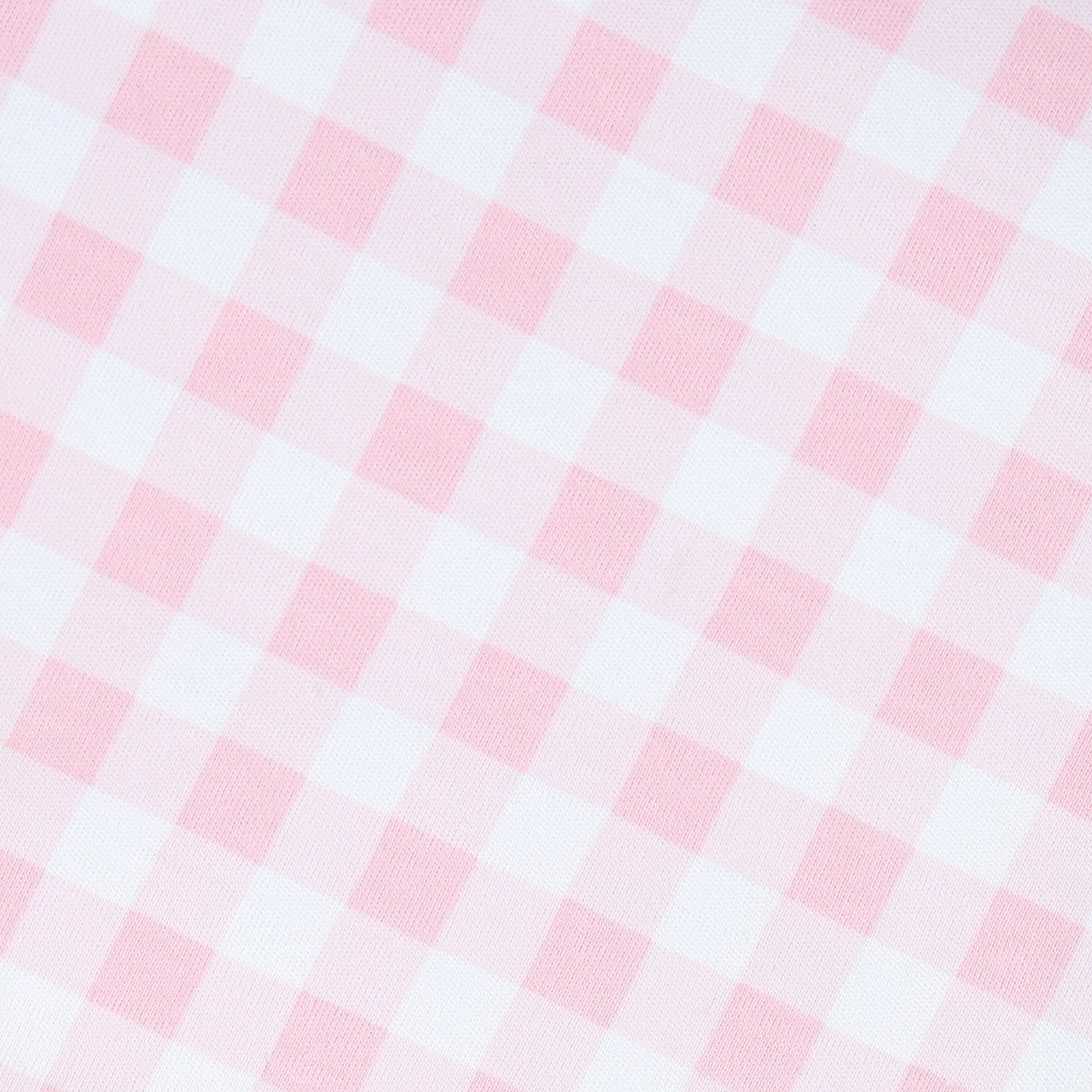 Baby Checks Zip Footie - Pink - Magnolia BabyFootie