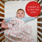 LollyBanks_Baby Cotton Muslin Swaddle Blanket - Candy Canes_5